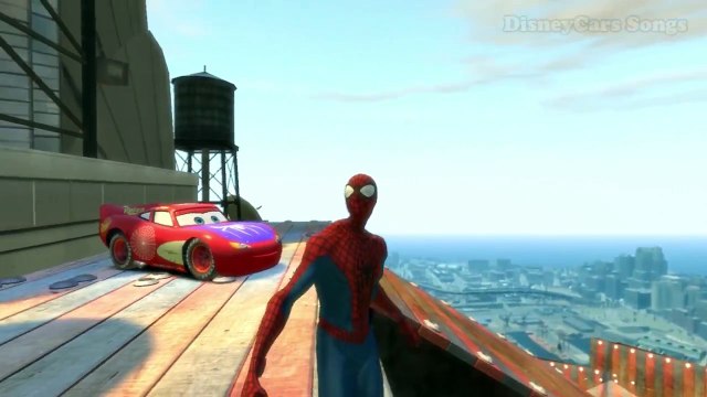Spiderman & Disney Cars Rhymes for Children The Amazing Spider Man and his McQueen!