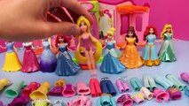 DisneyCarToys Frozen Elsa Kids Toys Disney Princess Magic Clip Dolls Polly Pocket Dress Up Dolls