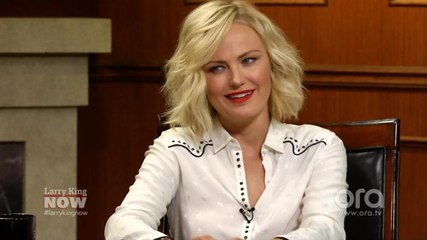 Malin Akerman Gets Larry King To Admit What Keeps Him Up At Night