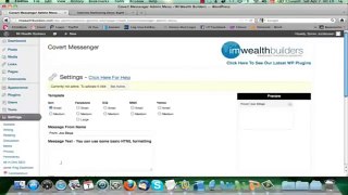 Covert Messenger Wp Plugin Review || Covert Messenger Wp Plugin Demo