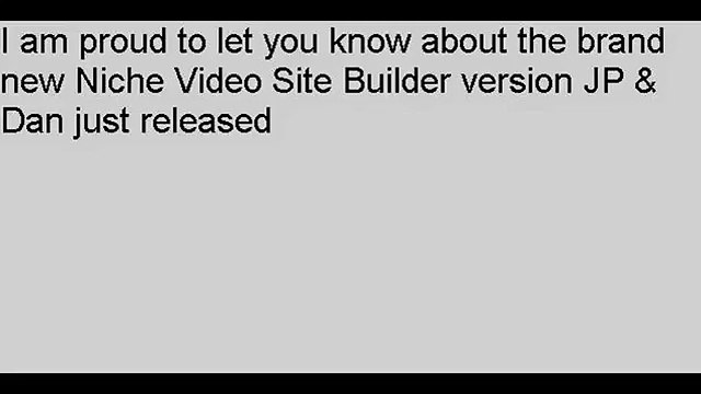 EZ Niche Video Site Builder.Create Stunning Video Sites with Ease.