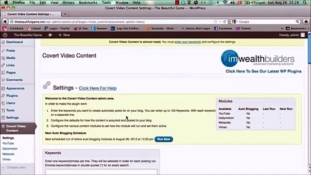 Covert VideoPress Pro Theme - Automatically create tags for your blog - Review