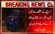 Karachi: Rangers And Police Operations In Various Areas Of The City