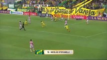 Gol de Stefanelli. Defensa y Justicia 1 - Unión 0. Fecha 1. Campeonato de Primera División 2016