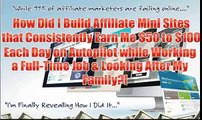Watch Affiliate Mini Site Secrets Review With Dave Mcgimpsey - Affiliate Mini Site Secrets Bonus