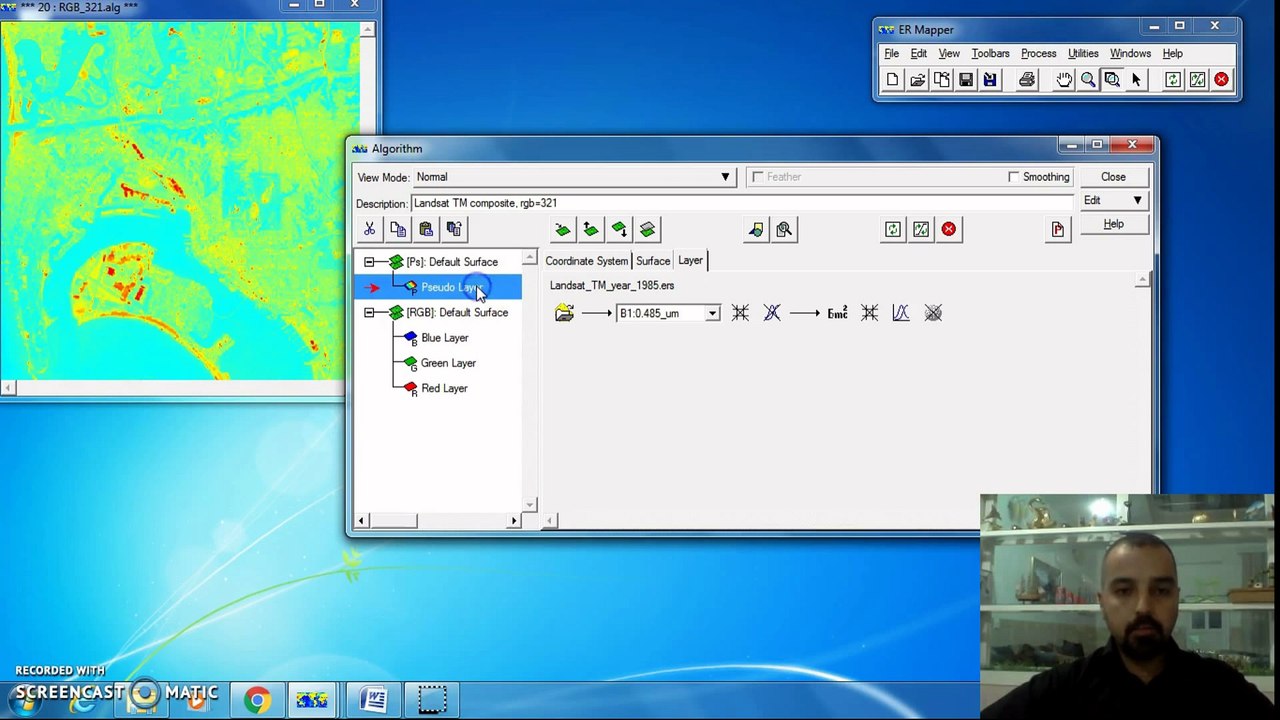 ER Mapper 7.0 tutorial part 6 (The Algorithm)