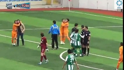 Son Dakikada Golü Kaçıran Futbolcusuna Saldırdı-Tepecikspor-Ünyespor-Maç Özeti