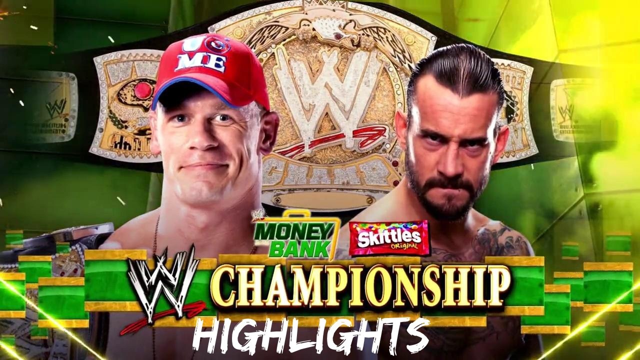 Money In The Bank 2011 - John Cena vs CM Punk Highlights