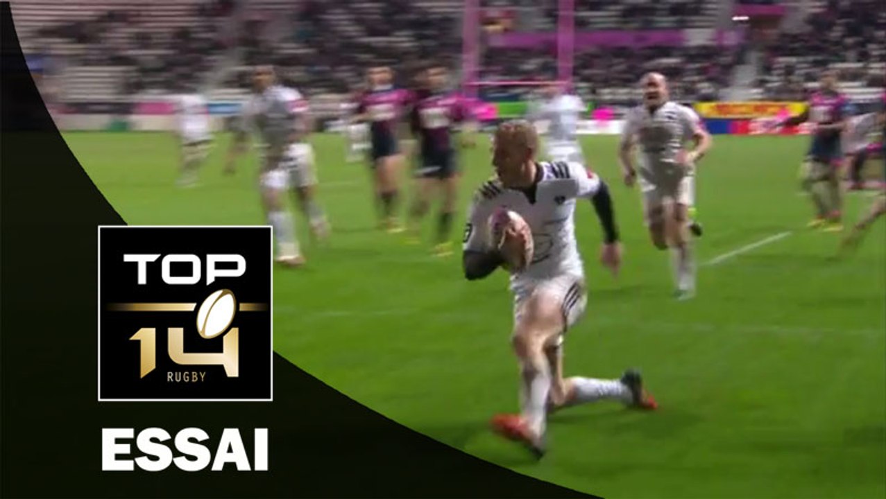 TOP 14 - Stade Français - Brive : 32 - 17 Essai Guillaume NAMY (BRI) - J15 - Saison 2015/2016