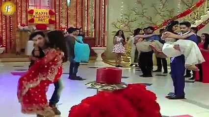 ENJOYING VALENTINE DAY II THAPKI PYAR KI II TV SHOW ON LOCATION 20 FEB