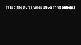 Download Tess of the D'Urbervilles (Dover Thrift Editions) PDF Online