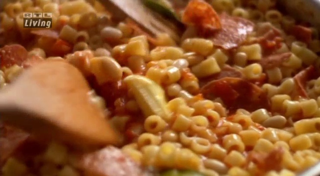 Nudeltopf - Ditalini mit Salami
