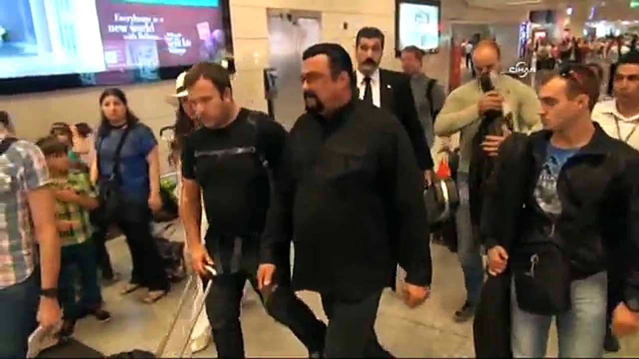 Ünlü oyuncu Steven Seagal İstanbul'da