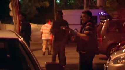 İsrail Büyükelçiliği önünde havai fişek alarmı