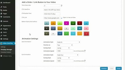 Video Overplay Review - How To Set CTA Button in Video OverPlay