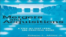 Read Mergers and Acquisitions  A Step by Step Legal and Practical Guide Ebook pdf download