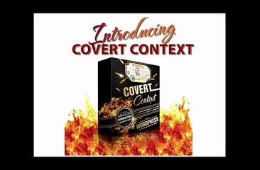 Download Video: High converting contextual ads creator plugin - Covert Context