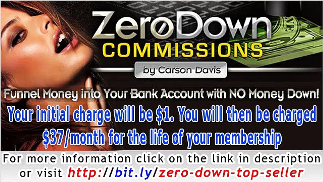 zero down commissions