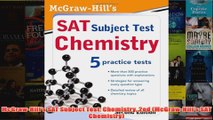 Download PDF  McGrawHills SAT Subject Test Chemistry 2ed McGrawHills SAT Chemistry FULL FREE