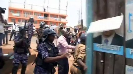 Clashes in Kampala, opposition leader arrested