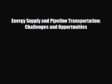 [PDF] Energy Supply and Pipeline Transportation: Challenges and Opportunities Read Full Ebook