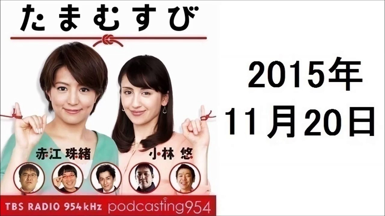 たまむすび 2015年11月20日 阿藤快さんがお亡くなりになりました、ゲストは川上麻衣子さん