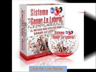 Sistema Ganar La Lotería Único En Español