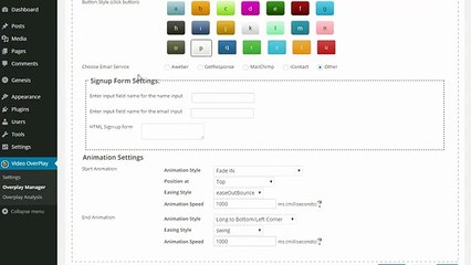 Video Overplay Demo   Optin Form