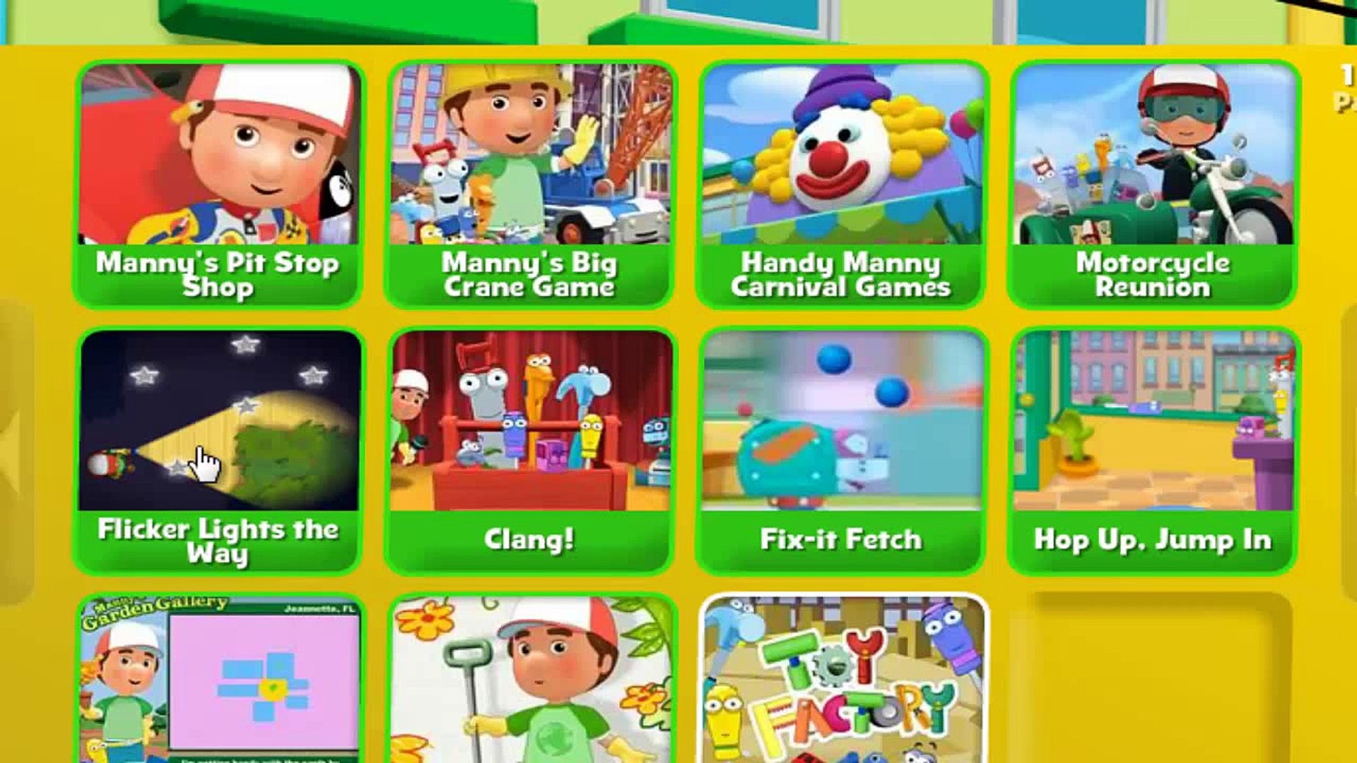 Handy Mannys Flicker Lights The Way - Disney Jr Children Games To Play -  video Dailymotion