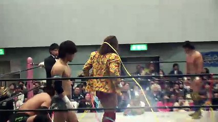 08.02.2016 Jackets (c) vs. Kaz Hayashi, Minoru Tanaka & TAJIRI (W-1)_432p