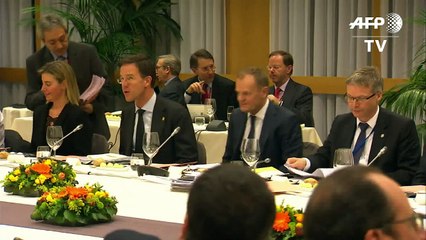 "Brexit": accord arraché par les 28 après un sommet marathon