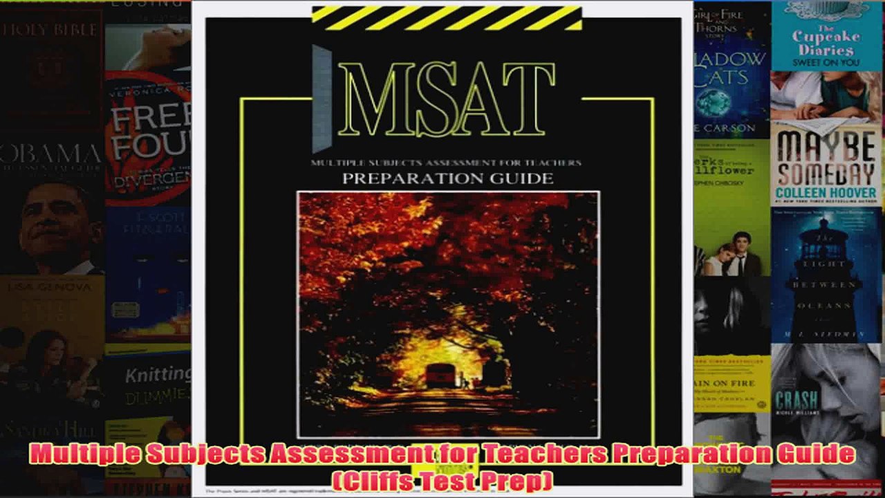 Download PDF  Multiple Subjects Assessment for Teachers Preparation Guide Cliffs Test Prep FULL FREE