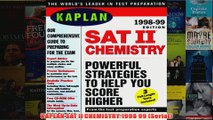 Download PDF  KAPLAN SAT II CHEMISTRY 1998 99 Serial FULL FREE