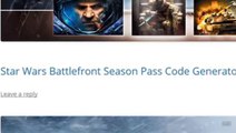 Star Wars Battlefront Season Pass Giveaway gratuit illimité 2,016 Playstattion 3