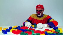 Çocuklar için eğlenceli film Palyaço Dima Lego taşları Uçak