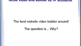 Niche Video Site Builder by JP Schoeffel - Review