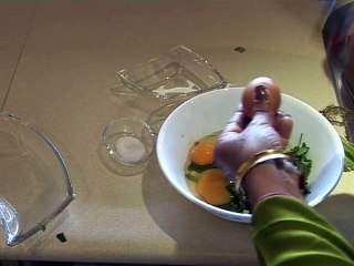 'Omelette" Bajias Cooking