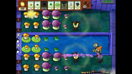 Plantas Vs. Zombies - Gameplay - Nivel 4 - 2