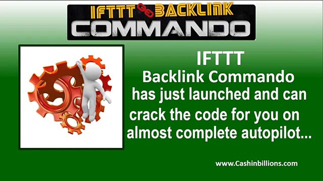 IFTTT Backlink Commando Review | Youtube SEO