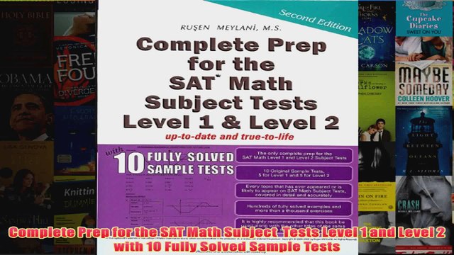Download PDF Complete Prep for the SAT Math Subject Tests Level 1 and Level 2 with 10 Fully Solved FULL FREE