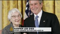Tributes pour in for US author Harper Lee
