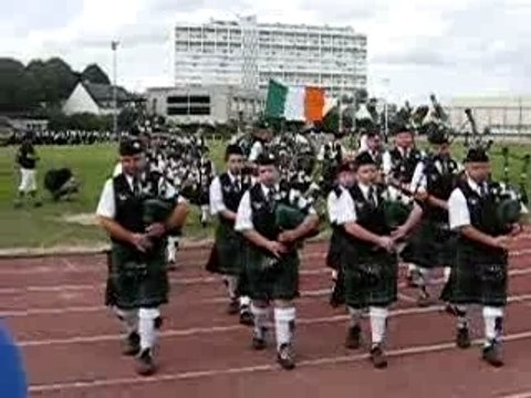 SORTIE PIPE BAND IRLANDAIS