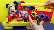 MICKEY MOUSE Clubhouse Workbench Toodles Toolbox MINNIE MOUSE Car Build Disney Junior DisneyCarToys