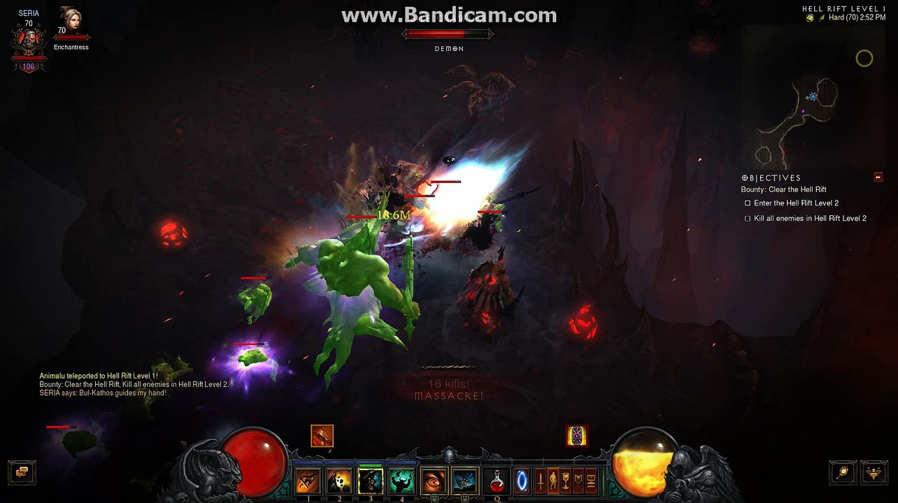 Diablo 3 Adventure: Clear the hell rift