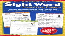 Read 100 Write and Learn Sight Word Practice Pages  Engaging Reproducible Activity Pages That Help