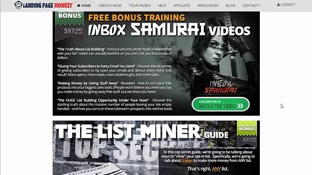 Simple, Quality Opt in Pages - Landing Page Monkey Review