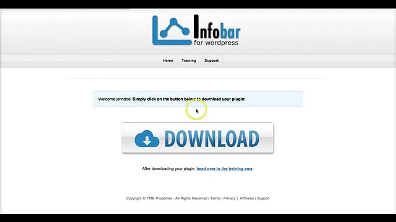 Infobar for WP - Installation Tutorial