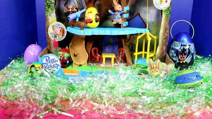 Peter Rabbit Playset With Surprise Batman Hulk Disney Pixar Cars Mickey Mouse Easter Egg