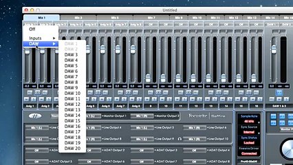 Focusrite Mix Control Tutorial: Mixer