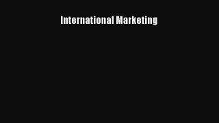 Download International Marketing PDF Free